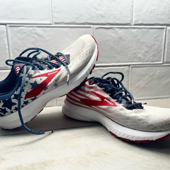 Brooks Shoes Brooks Launch Patriotic Running Shoes With Red